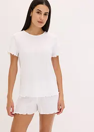 Pointelle jersey pyjamas, bonprix