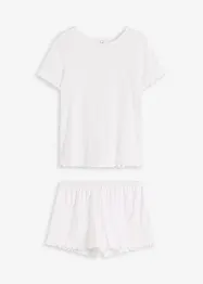 Pointelle jersey pyjamas, bonprix