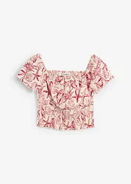 Carmenbluse av 100% bomull, bonprix