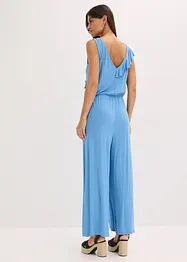 Jumpsuit i jersey med volang, bonprix
