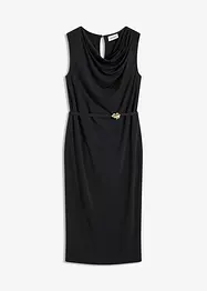 Trikotkjole med belte (2-delt sett), bonprix