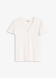 Topp med viskose og knapper, bonprix