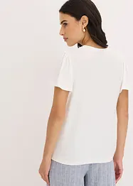 Topp med viskose og knapper, bonprix