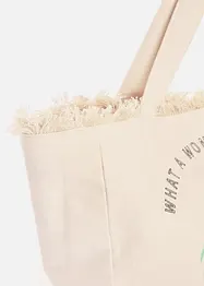Shopper i kanvas, bonprix