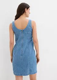 Jeanskjole i økologisk bomull med stretch, bonprix