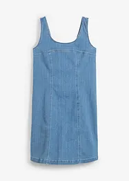 Jeanskjole i økologisk bomull med stretch, bonprix