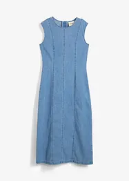 Jeanskjole i økologisk bomull med stretch, bonprix