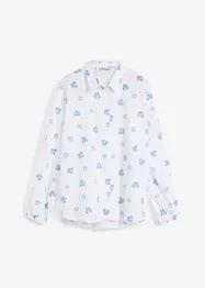 Oversized bluse av ren bomull, bonprix