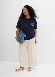 Topp i 100% bomull og boxy modell, bonprix