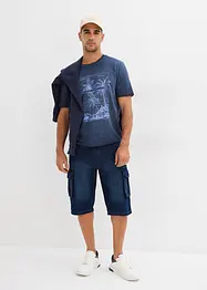 T-skjorte i økologisk bomull og vasket look, bonprix