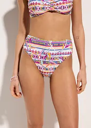 High Waist-bikinitruse med høy benskjæring, bonprix
