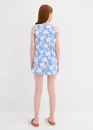 Jerseytopp og shorts (2-delt sett) i 100% økologisk bomull, bonprix