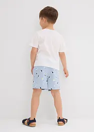 T-skjorte og shorts i økologisk bomull (2-delt sett), bonprix