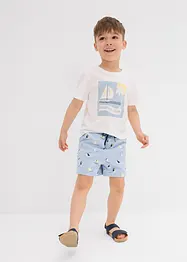 T-skjorte og shorts i økologisk bomull (2-delt sett), bonprix