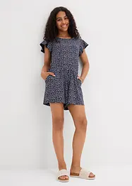 Jersey jumpsuit i økologisk bomull med elastan, bonprix