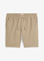 Pull on-bermudashorts i 100% bomull, Regular Fit, bonprix
