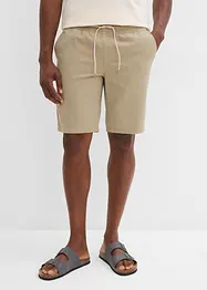 Pull on-bermudashorts i 100% bomull, Regular Fit, bonprix