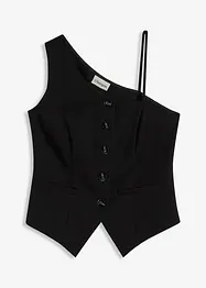 Vest med knappestolpe, bonprix