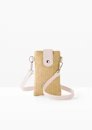 Liten skulderveske i strålook, bonprix