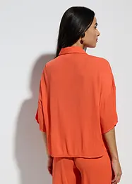 Kort strandbluse i lett viskose, bonprix