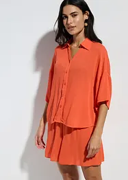Kort strandbluse i lett viskose, bonprix