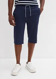 Lang jerseyshorts i 100% økologisk bomull (2-pack), bonprix
