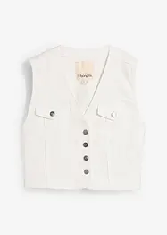 Jeansvest med stretch, bonprix