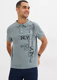 Piké-poloskjorte i ren bomull, Slim Fit, kortermet, bonprix