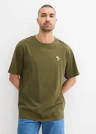 T-skjorte med trykk på ryggen, Loose Fit, bonprix