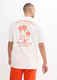 T-skjorte med trykk på ryggen, Loose Fit, bonprix