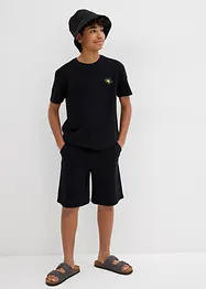 T-skjorte og shorts i økologisk bomull (2-delt sett), bonprix