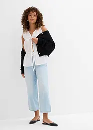 Baggy-jeans Mid Waist, supersoft, cropped, bonprix