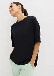 Oversized treningstopp med bomull, hurtigtørkende, bonprix