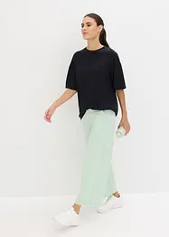 Oversized treningstopp med bomull, hurtigtørkende, bonprix