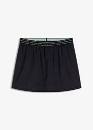 Ultralett treningsskjørt med integrert shorts, bonprix