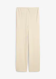 Vid bukse i strikket look, bonprix