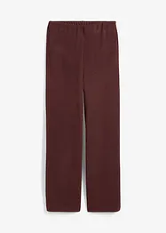 Vid bukse i strikket look, bonprix