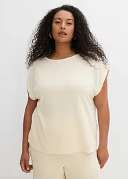 Oversized topp i strikket look, bonprix