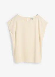 Oversized topp i strikket look, bonprix