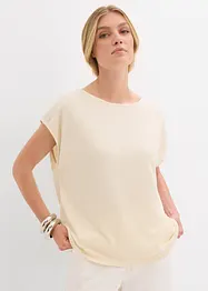 Oversized topp i strikket look, bonprix