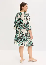 Minikjole i lett viskose med kimono-ermer, bonprix