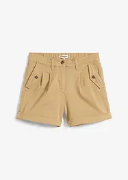 Shorts i twill med høy midje, bonprix