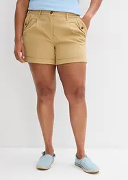 Shorts i twill med høy midje, bonprix