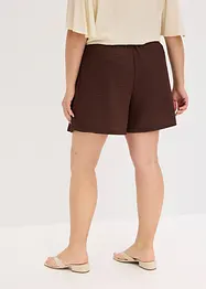Pull on-shorts i strukturert krepp, bonprix