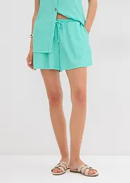 Pull on-shorts i strukturert krepp, bonprix