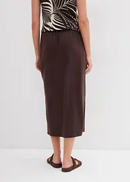 Jerseyskjørt med komfortlinning, bonprix