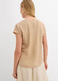 Blusetunika i lett viskosemiks, bonprix