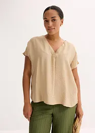 Blusetunika i lett viskosemiks, bonprix