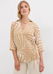 Kimonobluse i linstil, bonprix