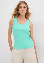 Singlet med økologisk bomull (2-pack), bonprix